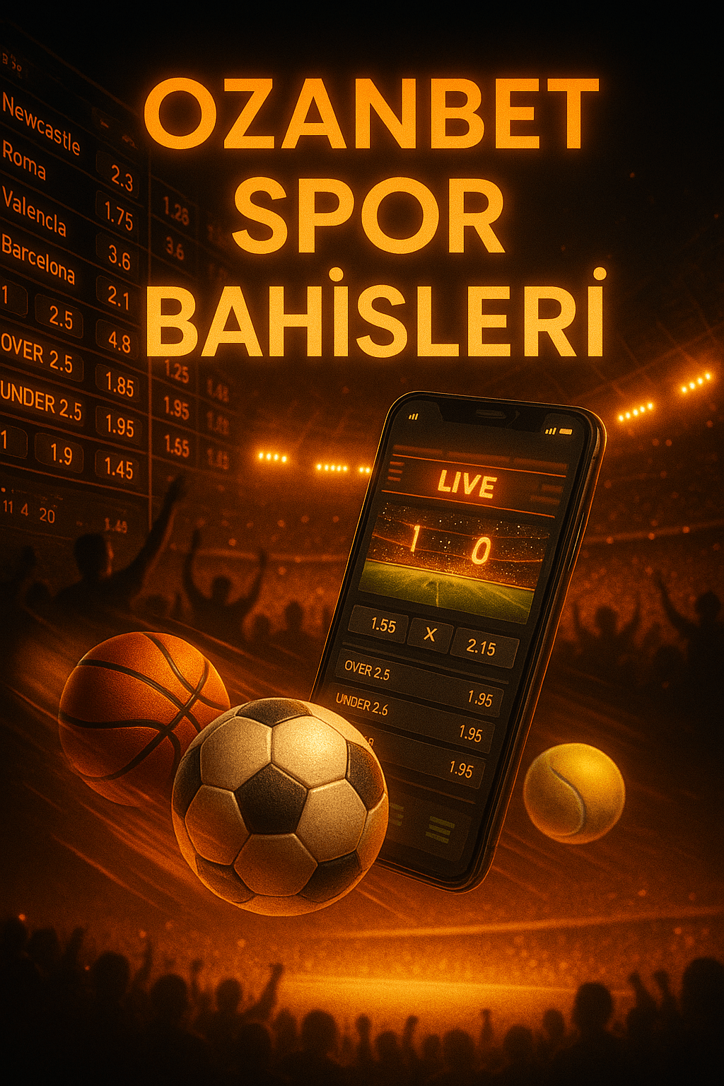 Ozanbet spor canlı bahisleri